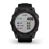 Garmin Fenix 7X Solar серый с черным ремешком / Спортивные часы фото 7