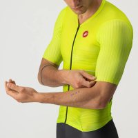 Castelli PR Seed Suit Men`s Yellow - Green / Мужской стартовый костюм с рукавами фото 3