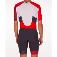 Z3R0D Racer TriSuit Красный / Мужской стартовый костюм с рукавами фото 2