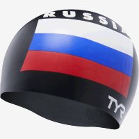TYR Russia Silicone Swim Cap / Шапочка для плавания фото 2