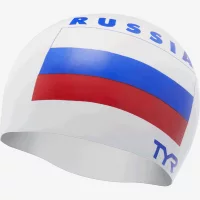 TYR Russia Silicone Swim Cap / Шапочка для плавания фото