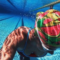 TYR Watermelon Swim Cap / Шапочка для плавания фото 4