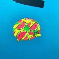 TYR Watermelon Swim Cap / Шапочка для плавания фото 5