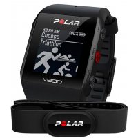 POLAR V800 Black H10 HR + Strava / Спортивные часы с пульсометром фото 1