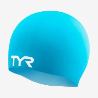 TYR Wrinkle Free Silicone Cap Blue / Шапочка для плавания фото 1