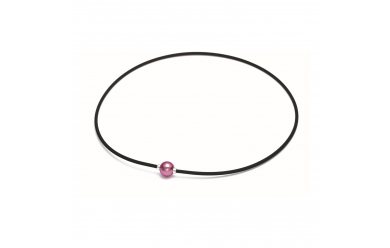 Phiten Rakuwa Necklace Metax Mirror Ball Pink Gray / Ожерелье