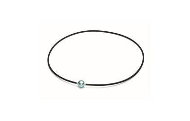 Phiten Rakuwa Necklace Metax Mirror Ball Gray Blue / Ожерелье