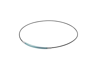 Phiten Rakuwa Necklace Wire Extreme Round Gray Blue / Ожерелье