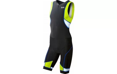 TYR Men'S Competitor Tri Suit Front Zip / Стартовый костюм без рукавов с молнией спереди