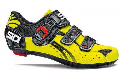 Велотуфли SIDI GENIUS 5-FIT Carbon черный желтый fluo