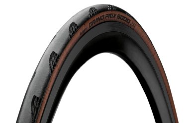 Покрышка Continental Grand Prix 5000,700 x 25C чёр./прозрач. складная, BlackChili – Vectran™Breaker 