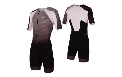 Z3R0D Racer TriSuit Черный / Мужской стартовый костюм с рукавами