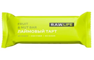 R.A.W. Life Лаймовый Тарт 47g/ Энергетический батончик