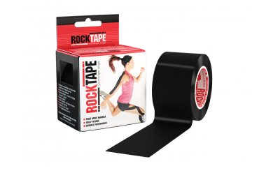 Rocktape Classic 5cm x 5m / Кинезиологический тейп черный