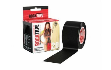 Rocktape H2O 5cm x 5m / Кинезиологический тейп экстра-водостойкий черный