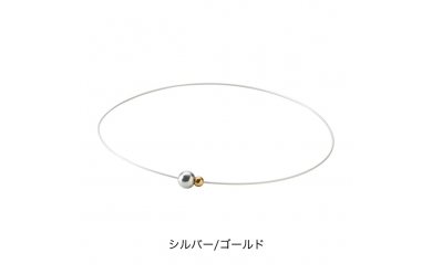 Phiten Necklace Wire Extreme Mirror Ball Twin Metax Silver Gold / Ожерелье