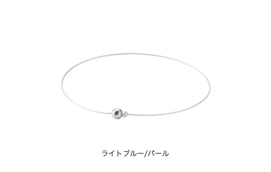 Phiten Necklace Wire Extreme Mirror Ball Twin Metax Pearl Blue / Ожерелье