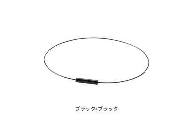 Phiten Necklace Wire Extreme Geometry Metax Black / Ожерелье