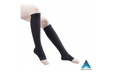 Phiten Ti Socks Ti+Ag / Гольфы противоварикозные открытые