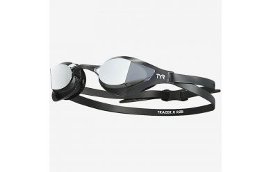 TYR Tracer-X RZR Racing Mirrored Silver Black / Очки для плавания