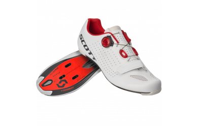 Scott Road Vertec Boa White\Red / Мужские шоссейные велотуфли