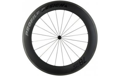 Profile Design Wheel 78 Twenty Four Tubular Front Black / Колесо переднее