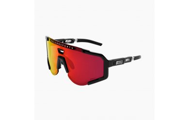 Scicon Aeroscope Black Gloss Multimirror Red + Rain Clear Lenses / Очки