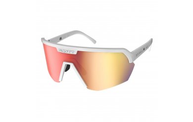 Scott Sport Shield White Matt - Red Chrome / Очки 