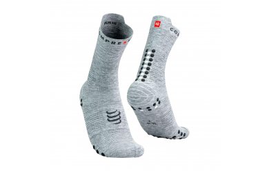 Compressport Pro Racing Socks V4.0 Run High - Grey Melange Black / Носки беговые