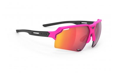 Rudy Project Deltabeat Pink Fluo Black Matt - Multilaser Red / Очки