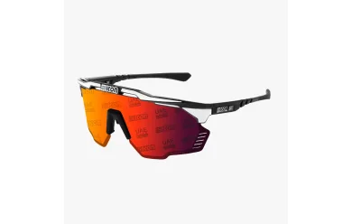Scicon Aeroshade Kunken Black-White Monogram Uae Multimirror Red / Очки спортивные
