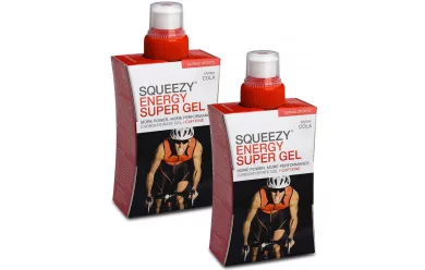 Squeezy Energy Super Gel Bottle 125 ml Кола / Энергетический гель с кофеином