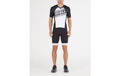 2XU Compression FullZip Sleeved Trisuit / Мужской компрессионный стартовый костюм c рукавами