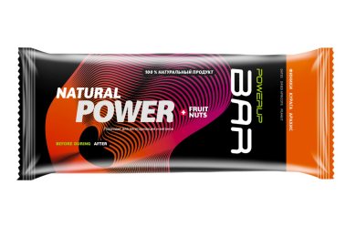 Powerup Bar 50 г / Фруктовый батончик курага 