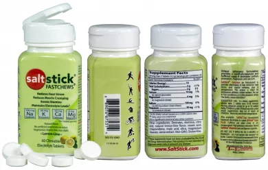 SaltStick Caps Fastchews (60шт) / Солевые жевательные таблетки Лимон-Лайм