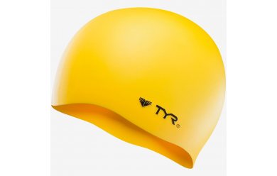 TYR Wrinkle Free Silicone Cap Yellow / Шапочка плавательная