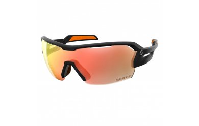 Scott Spur Black Matt - Orange Red Chrome Enhancer + Clear / Очки