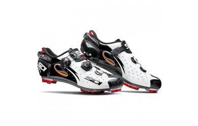 SIDI MTB DRAKO Carbon SRS / Велотуфли MTB (белый/черный лакированный)