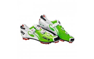 SIDI MTB DRAKO Carbon SRS / Велотуфли MTB (зеленый/белый лакированный)