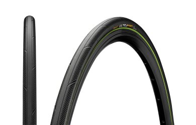 Покрышка Continental Ultra Sport III 25-622 700 x 25C чёр./зел., складная, PureGrip Compound – Perfo
