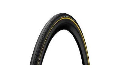 Покрышка Continental Ultra Sport III 25-622 700 x 25C чёр./жёлт., складная, PureGrip Compound – Perf