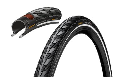 Покрышка Continental CONTACT, 28 x 1.6, 42-622, чёр./чёр. Reflex, SafetySystem Breaker – 3/180 TPI –