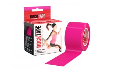 Rocktape Classic 5cm x 5m / Кинезиологический тейп розовый