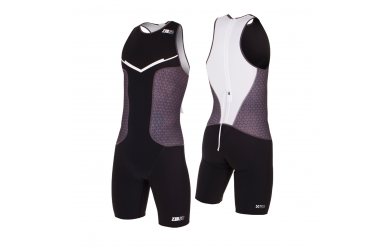 Z3R0D Racer TriSuit Черный / Мужской стартовый костюм без рукавов