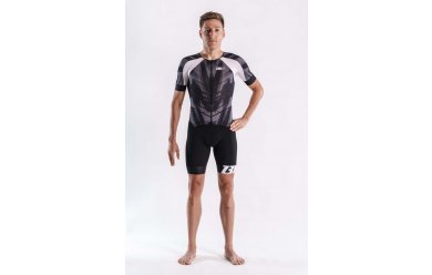 Z3R0D Racer TT Suit Black / Мужской cтартовый костюм для триатлона