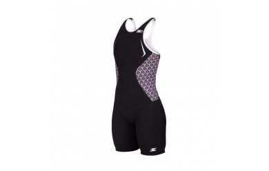 Z3R0D Racer Trisuit Black Lotus W / Женский стартовый костюм для триатлона без рукавов