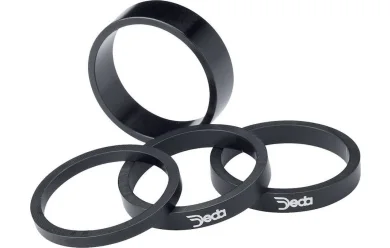 DEDA Elementi Kit Alloy Spacer, 5mm, 1"1/8, Black Matt, (1 Шт) / Проставочное Кольцо