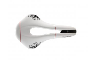 Selle San Marco Shortfit Openfit Superleggera-wide White 250 X 144 mm