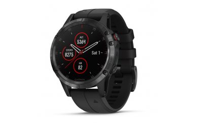 Garmin Fenix 5 Plus Sapphire Черный / Смарт-часы беговые с GPS, HR и Garmin Pay