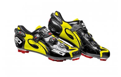 SIDI MTB DRAKO Carbon SRS / Велотуфли черный/желтый флюоресцент лакированный